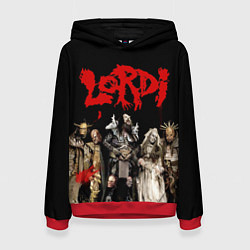 Толстовка-худи женская LORDI, цвет: 3D-красный