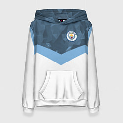 Толстовка-худи женская Manchester City FC: Sport, цвет: 3D-белый