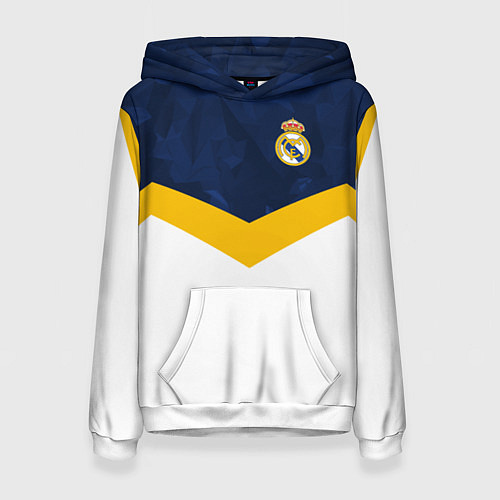 Женская толстовка Real Madrid FC: Sport / 3D-Белый – фото 1