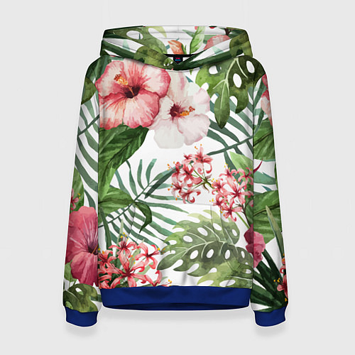 Женская толстовка Таинственный остров / 3D-Синий – фото 1