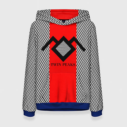 Женская толстовка Twin Peaks Mark / 3D-Синий – фото 1