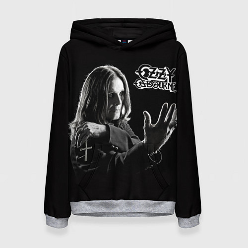 Женская толстовка Оззи Осборн / 3D-Меланж – фото 1
