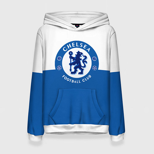 Женская толстовка Chelsea FC: Duo Color / 3D-Белый – фото 1