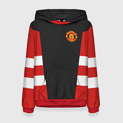 Толстовка-худи женская Man UTD FC: Vintage 2018, цвет: 3D-красный