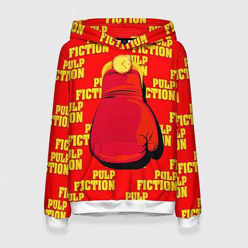 Женская толстовка Pulp Fiction: Boxing glove / 3D-Белый – фото 1