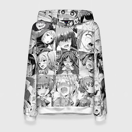 Женская толстовка Японская анимация компиляция / 3D-Белый – фото 1