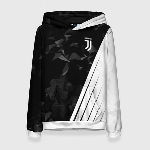 Женская толстовка FC Juventus: Abstract / 3D-Белый – фото 1