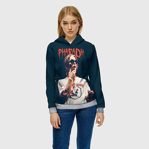 Женская толстовка Pharaoh / 3D-Меланж – фото 3