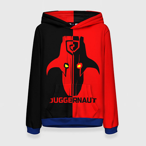 Женская толстовка Juggernaut Blood / 3D-Синий – фото 1