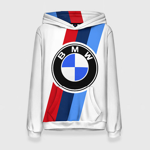 Женская толстовка BMW M: White Sport / 3D-Белый – фото 1