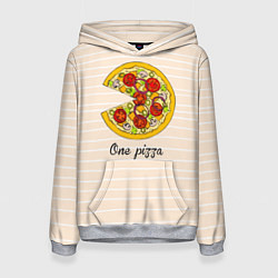 Женская толстовка One Love - One pizza
