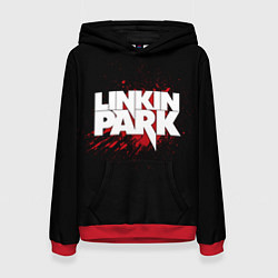 Толстовка-худи женская Linkin Park: Drop of Blood, цвет: 3D-красный