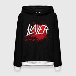 Толстовка-худи женская Slayer Blood, цвет: 3D-белый