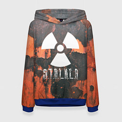Толстовка-худи женская S.T.A.L.K.E.R: Orange Toxic, цвет: 3D-синий
