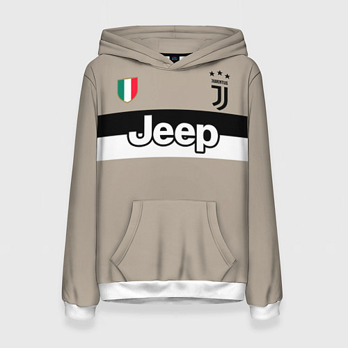 Женская толстовка FC Juventus: Away 18/19 / 3D-Белый – фото 1