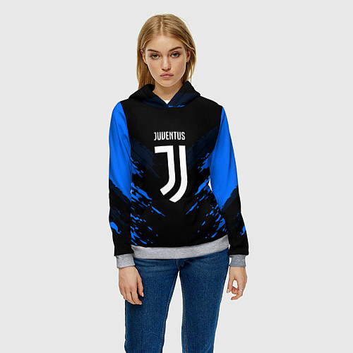 Женская толстовка JUVENTUS Sport / 3D-Меланж – фото 3