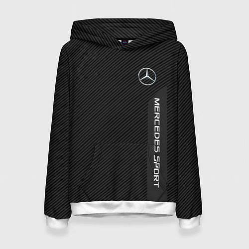 Женская толстовка Mercedes AMG: Sport Line / 3D-Белый – фото 1