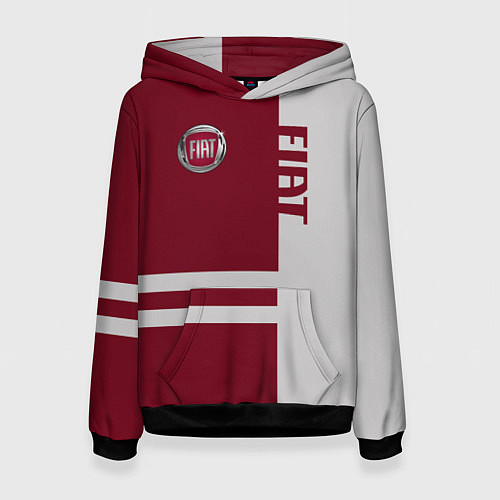 Женская толстовка Fiat / 3D-Черный – фото 1