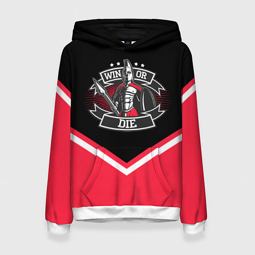 Женская толстовка FCSM: Win or Die! / 3D-Белый – фото 1