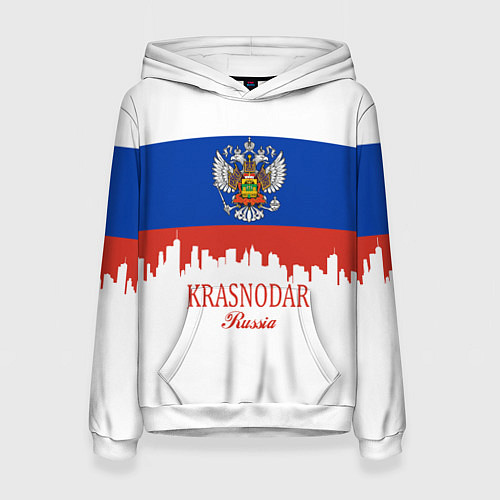 Женская толстовка Krasnodar, Russia / 3D-Белый – фото 1
