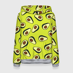 Толстовка-худи женская Стиль авокадо, цвет: 3D-меланж