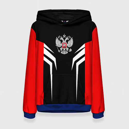 Женская толстовка Russia: Sport Line / 3D-Синий – фото 1