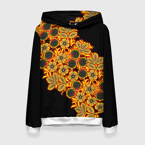 Женская толстовка Славянская роспись / 3D-Белый – фото 1