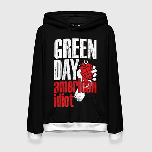 Женская толстовка Green Day: American Idiot / 3D-Белый – фото 1