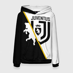 Толстовка-худи женская FC Juventus: Football Point, цвет: 3D-черный