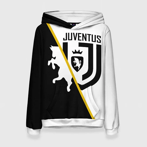 Женская толстовка FC Juventus: Football Point / 3D-Белый – фото 1