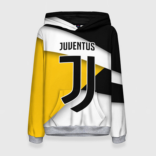 Женская толстовка FC Juventus / 3D-Меланж – фото 1