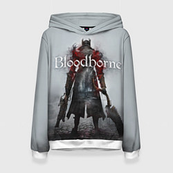 Толстовка-худи женская Bloodborne: Hell Knight, цвет: 3D-белый