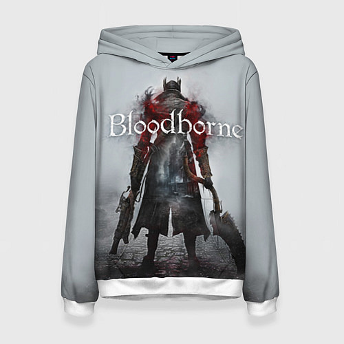Женская толстовка Bloodborne: Hell Knight / 3D-Белый – фото 1