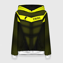 Женская толстовка CS:GO Yellow Carbon