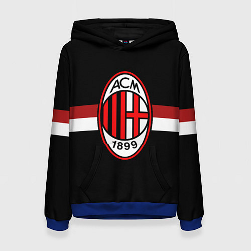 Женская толстовка AC Milan 1899 / 3D-Синий – фото 1