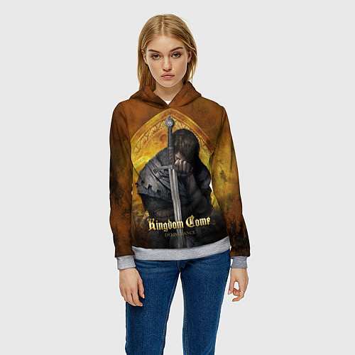 Женская толстовка Kingdom Come: Sad Henry / 3D-Меланж – фото 3