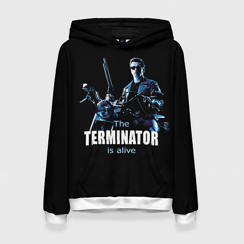 Женская толстовка Terminator: Is alive / 3D-Белый – фото 1