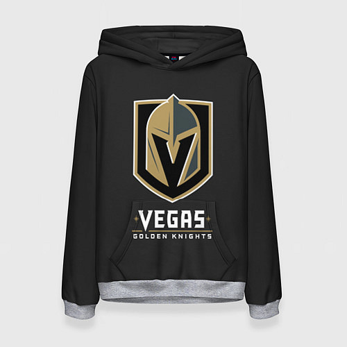 Женская толстовка Vegas: Golden Knights / 3D-Меланж – фото 1