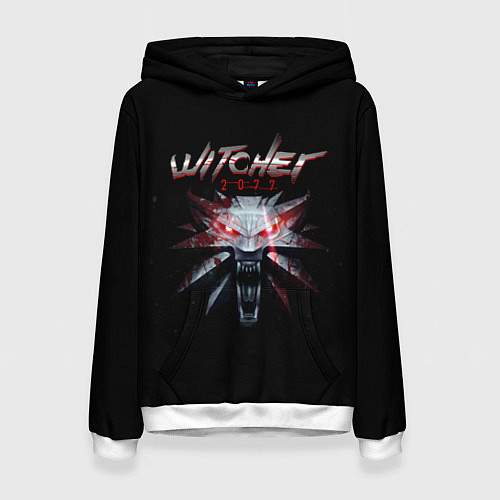 Женская толстовка Witcher 2077 / 3D-Белый – фото 1
