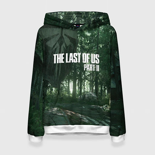 Женская толстовка The Last Of Us: Dark Forest / 3D-Белый – фото 1