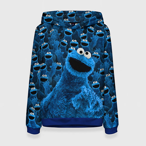 Женская толстовка Безумие коржика / 3D-Синий – фото 1