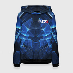 Женская толстовка Mass Effect: Blue Armor N7