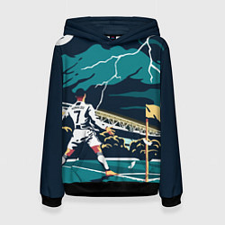 Женская толстовка Ronaldo lightning