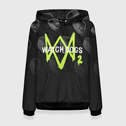 Женская толстовка Watch Dogs 2: Skulls Pattern