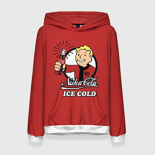 Женская толстовка Nuka Cola: Ice Cold / 3D-Белый – фото 1