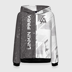 Толстовка-худи женская Linkin Park: Grey Form, цвет: 3D-черный