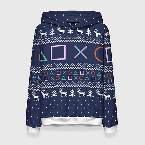 Женская толстовка Winter PS / 3D-Белый – фото 1