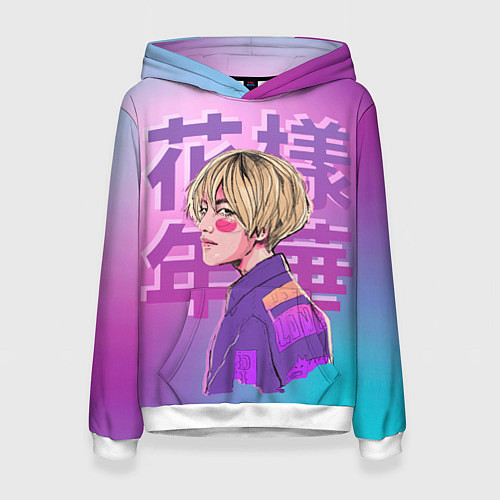 Женская толстовка Taehyung BTS / 3D-Белый – фото 1