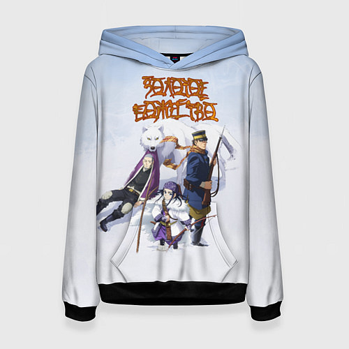 Женская толстовка Золотое божество / 3D-Черный – фото 1