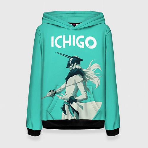 Женская толстовка Куросаки Ичиго / 3D-Черный – фото 1